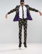 Opposuits Slim Batman Suit + Tie - Black