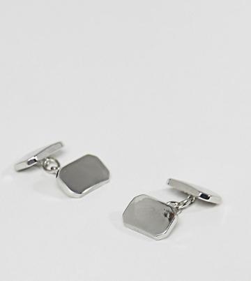 Designb Rectangle Cufflinks In Silver Exclusive To Asos - Silver