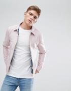 Burton Menswear Harrington Jacket In Pink - Pink