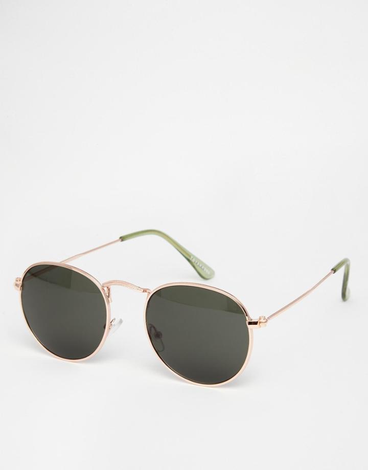 Toyshades Zephyr Round Sunglasses - Gold
