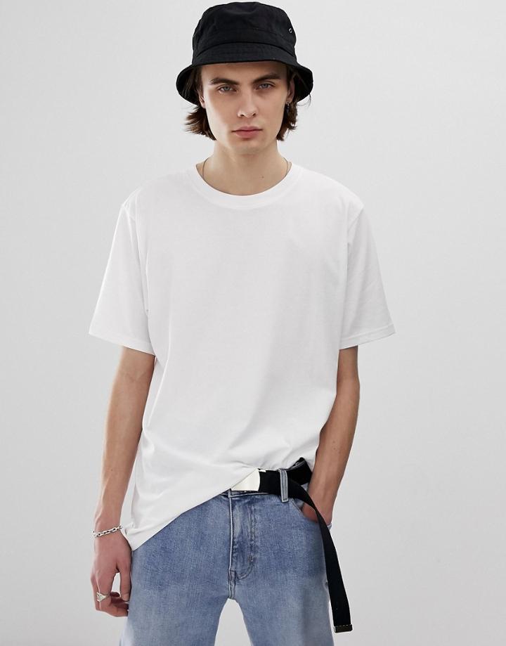 Weekday Frank T-shirt In White