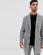 New Look Overcoat In Gray - Gray