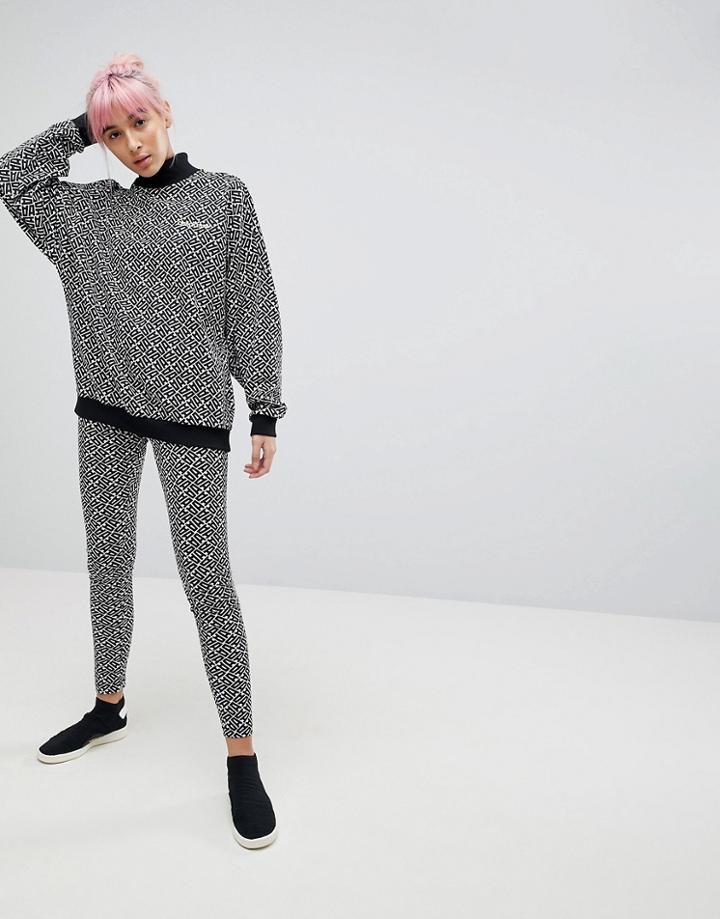 Adidas Originals Printed Leggings - White