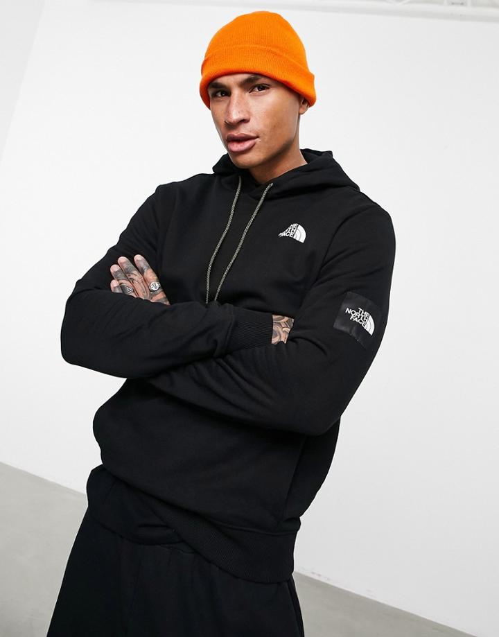 The North Face Black Box Search And Rescue Back Print Hoodie In Black