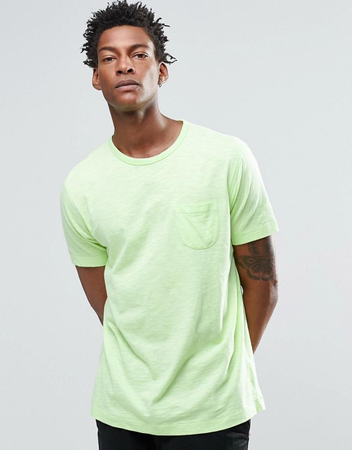 Ymc Chest Pocket T-shirt - Yellow