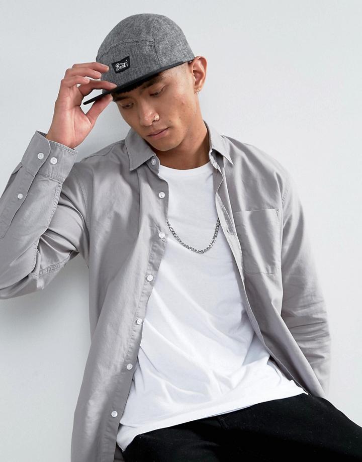 Brixton Stith 5 Panel Cap - Black