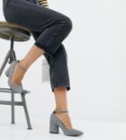 Asos Design Wide Fit Shortbread Heels-multi