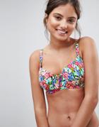 Pour Moi Padded Underwired Bikini Top C-g - Multi