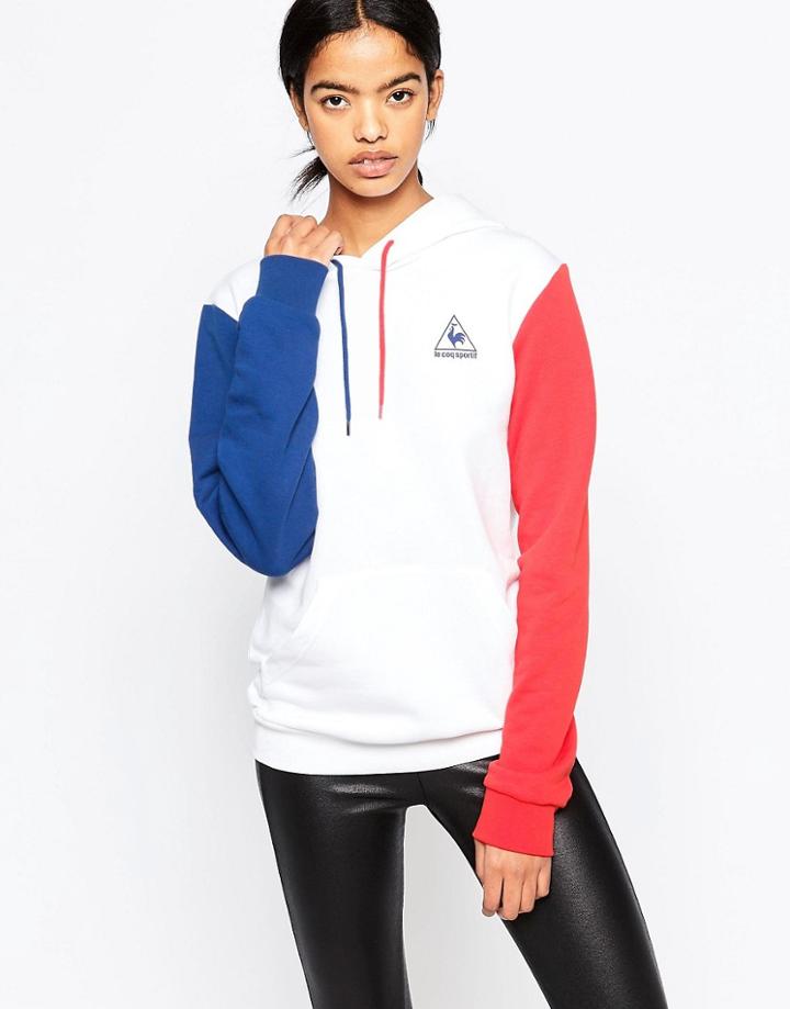 Le Coq Sportif Helior Hoodie - White
