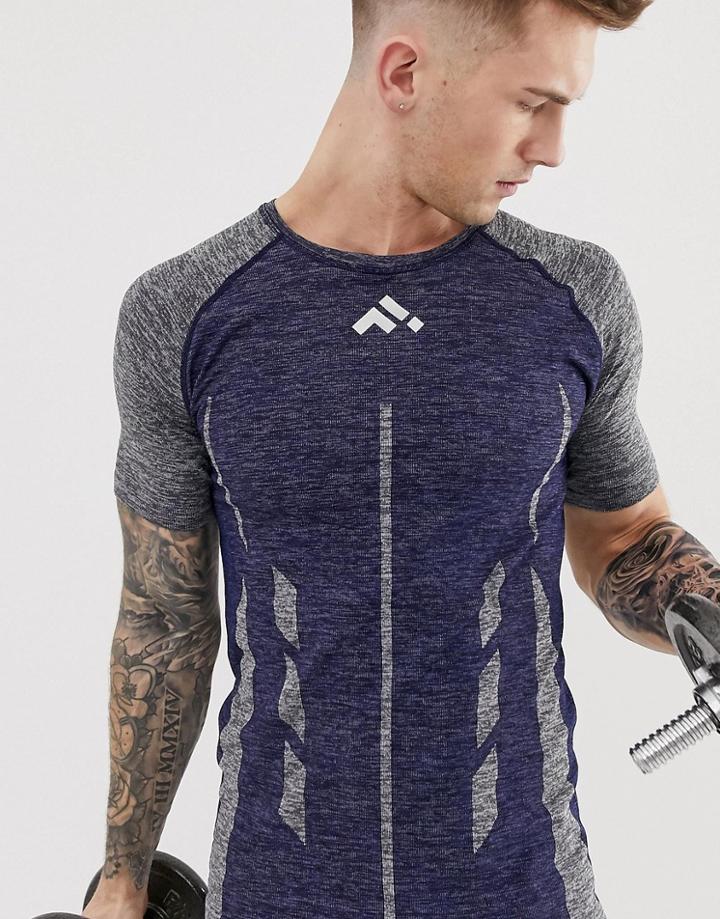 First Seamless T-shirt-blue