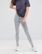 New Look Acid Wash Super Skinny Jeans - Gray