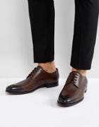 Boss Hanover Derby Shoes In Brown - Brown