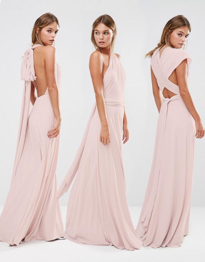 Coast Corwin Multiway Maxi Dress - Blush