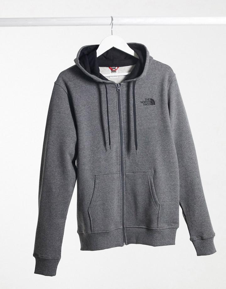 The North Face Open Gate Full Zip Hoodie In Gray-grey