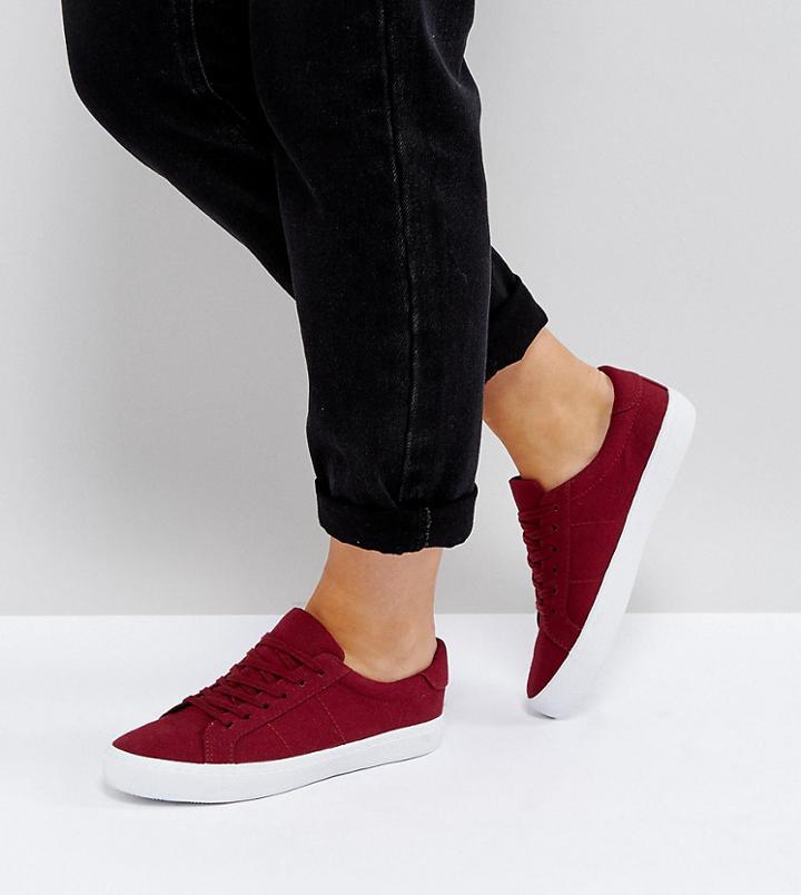 Asos Devlin Lace Up Sneakers - Brown