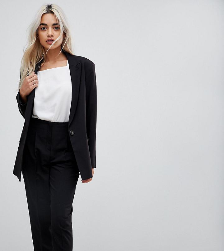 Asos Petite Mix & Match Boyfriend Blazer-black