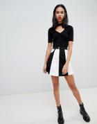 Love Moschino Monochrome A-line Skirt - Multi