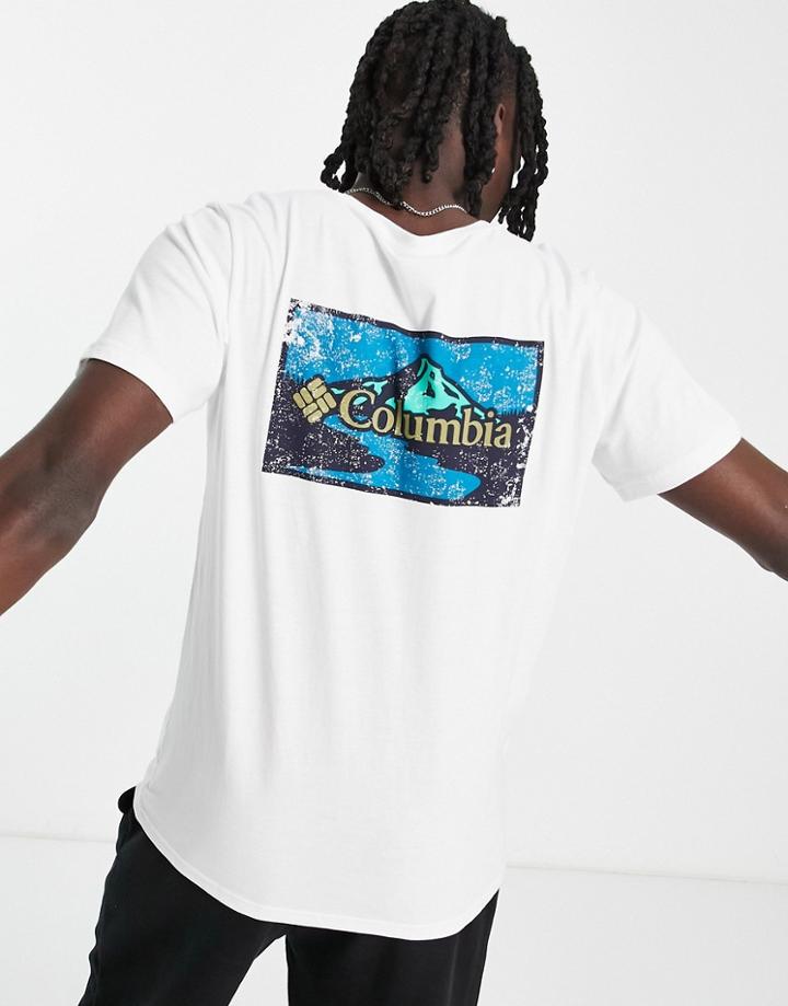 Columbia Rapid Ridge Back Graphic T-shirt In White
