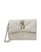 Steve Madden Basha Quilted Cross-body Bag In Cream-white