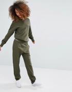 Champion Relaxed Joggers With Woven Logo - Green