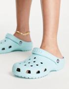 Crocs Classic Shoe In Pure Water-blue