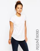 Asos Petite Crew Neck T-shirt - White