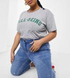 Simply Be Boyfriend Jean In Mid Blue Wash-neutral