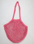 Bershka Net Carry Bag In Pink - Red