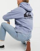 Quiksilver Oversized Hoodie In Blue-blues