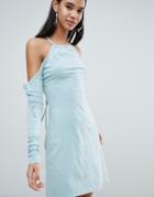 Weekday Limited Edition Rope Fringe Bodycon Dress - Cream