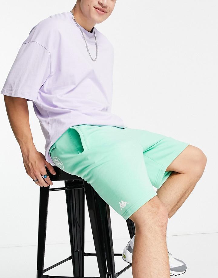 Kappa Retro Logo Shorts In Green