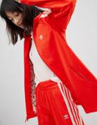 Adidas Originals Track Jacket In Red And Pink - Red
