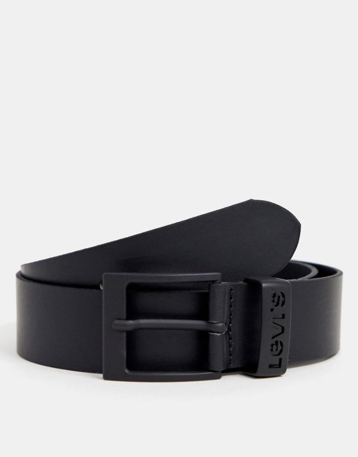 Levi's Ashland Leather Belt In Black