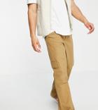 Collusion Straight Leg Cargo Pants In Stone-neutral