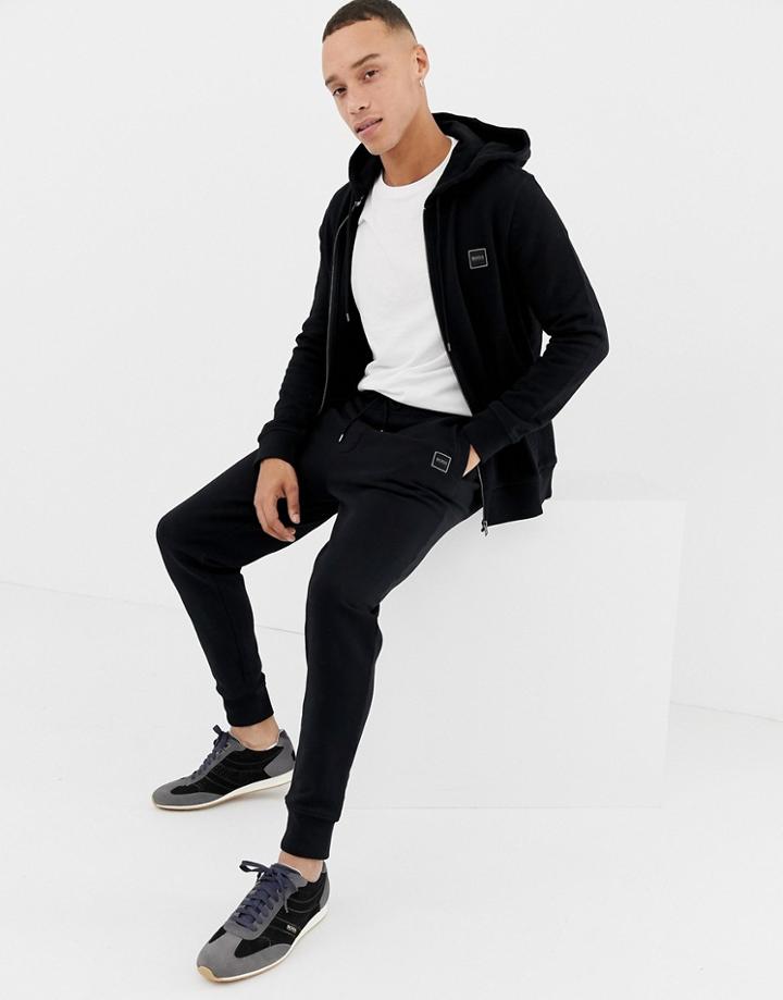 Boss Striker Logo Sweat Joggers In Black - Black