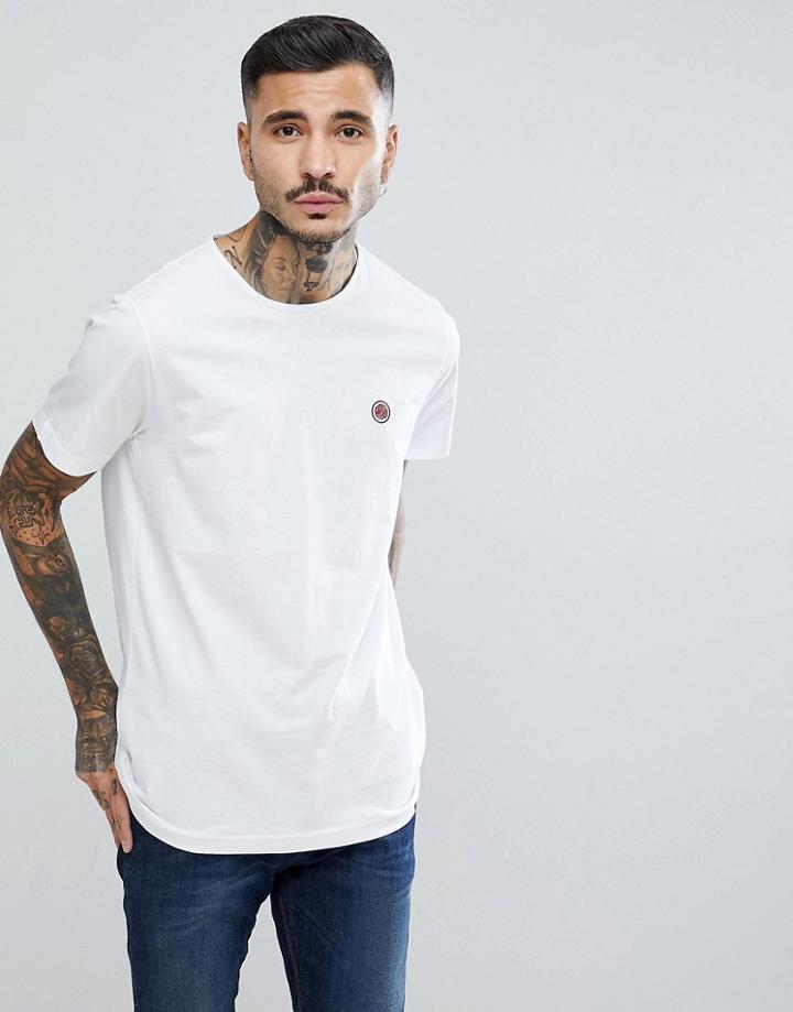 Pretty Green Short Sleeve Jersey T-shirt In White - White