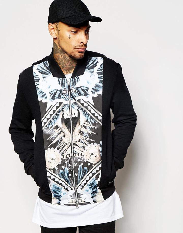 Religion Bomber Jacket - Black