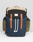 Sandqvist Lars Goran Cordura Backpack In Multi - Blue