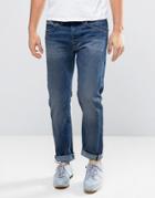 Edwin Ed-55 Regular Tapered Jean Grime Dirt Wash - Blue