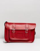 Leather Satchel Company 12.5 Classic Satchel - Red