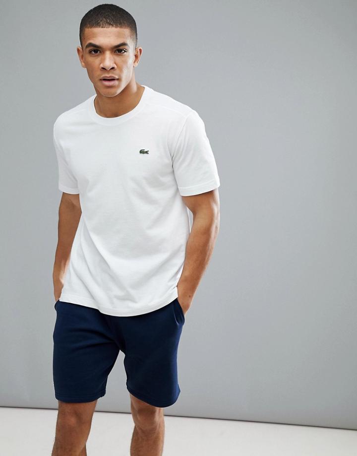 Lacoste Sport Logo T-shirt In White