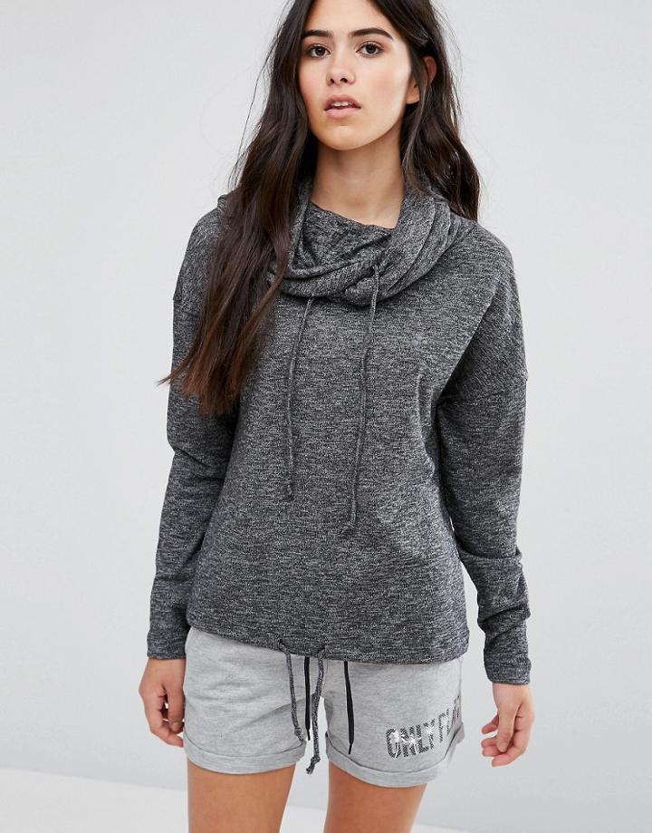 Only Play Gym Sweat Hoody - Black