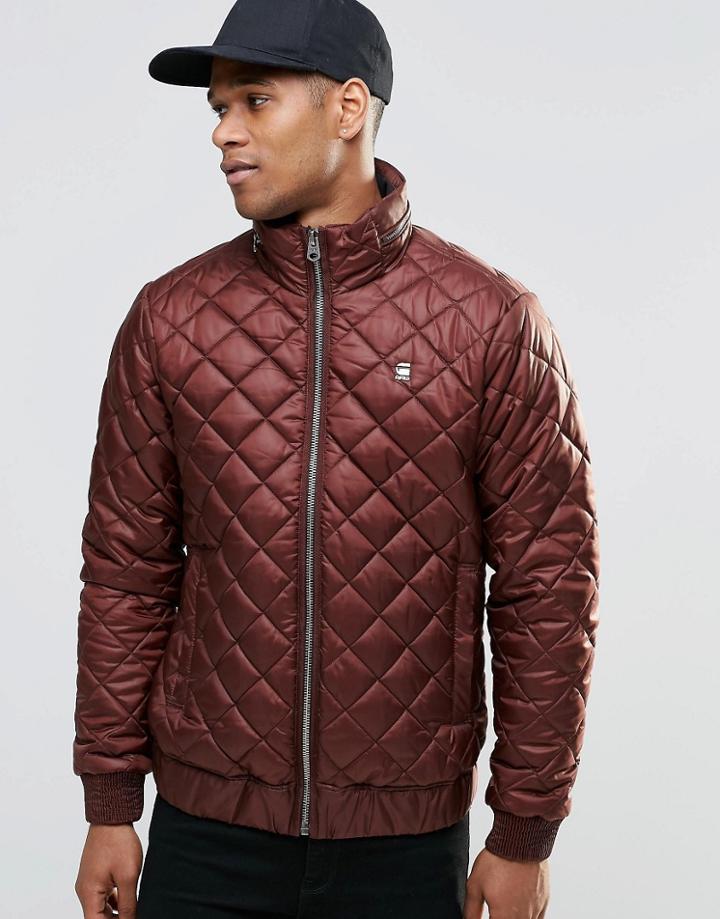 G-star Meefic Quilted Jacket - Red
