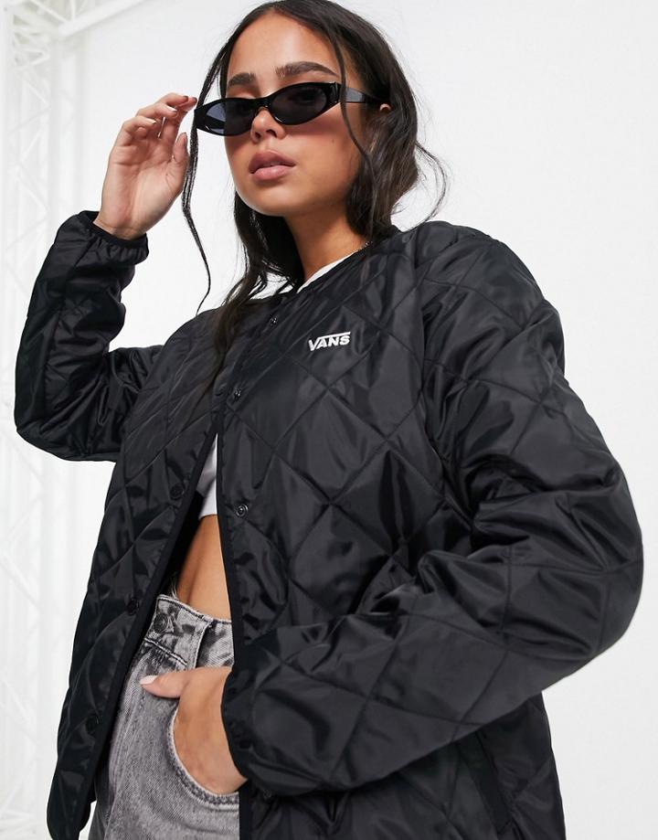 Vans Forces Quilted Jacket In Black