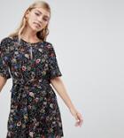 Stradivarius Floral Print Dress-multi