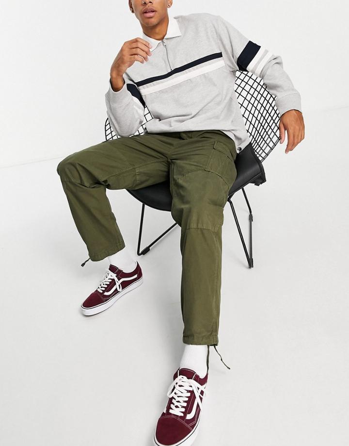 Stan Ray Cargo Pants In Khaki-green