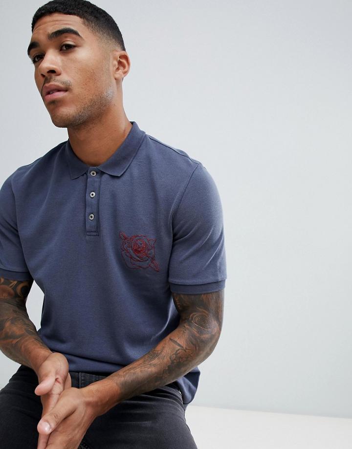 Bolongaro Trevor Logo Polo Shirt - Blue