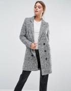 Y.a.s Dalay Tailored Coat In Tweed - Gray