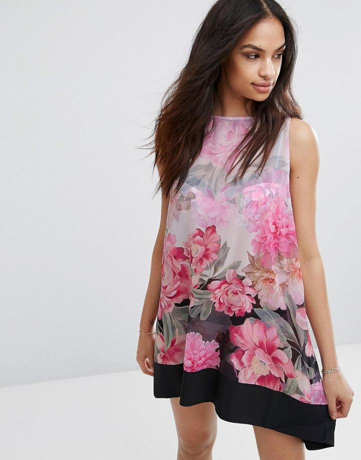 Ted Baker Adisonn Painted Posie Beach Cover Up - Multi