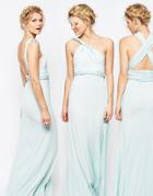 Tfnc Petite Wedding Multiway Maxi Dress - Green